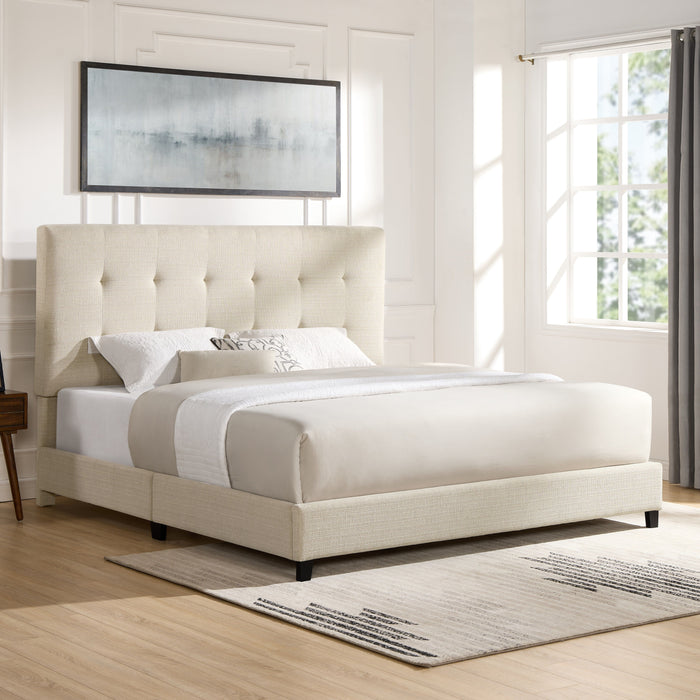 Tufted Upholstered Platform Bed