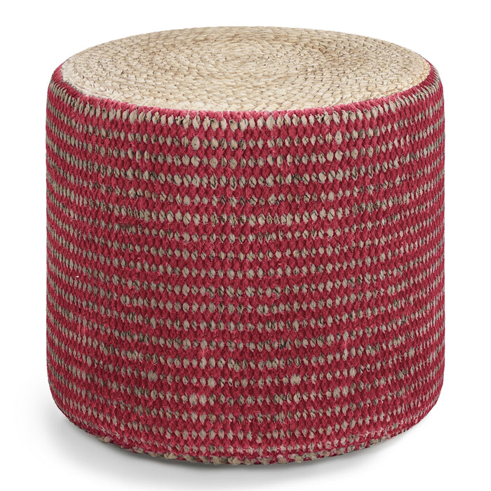 Larissa - Round Braided Pouf