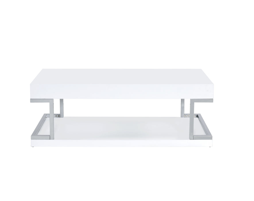 Aspers - Top Coffee Table - White