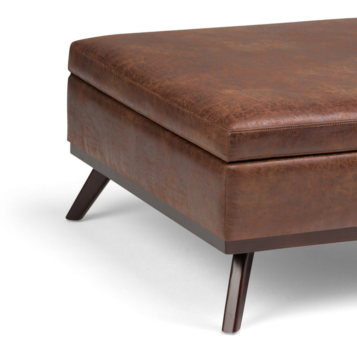 Owen - Square Coffee Table Storage Ottoman