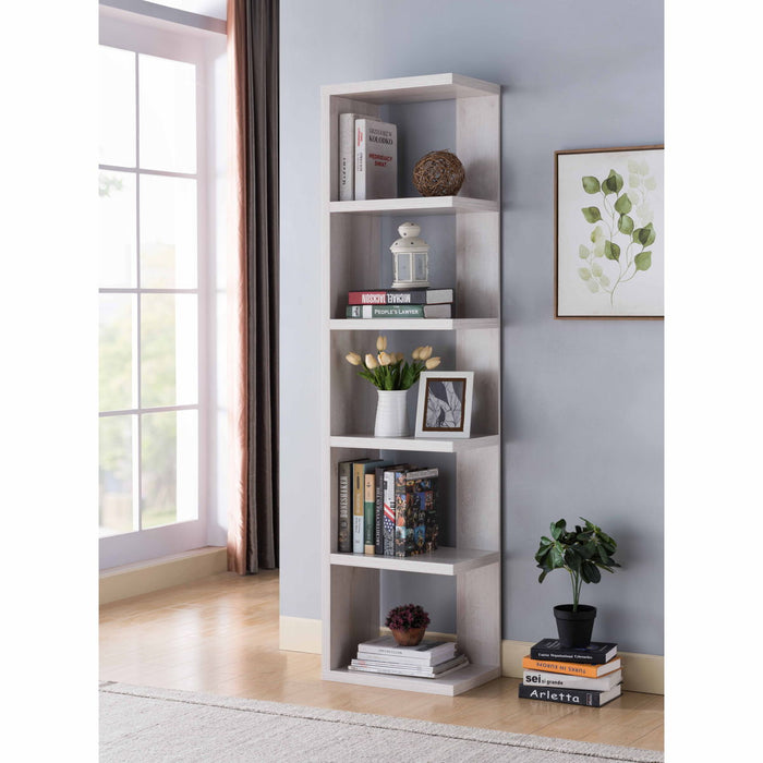 Book Stand, Home Display Bookcase With 5-Tier Shelves