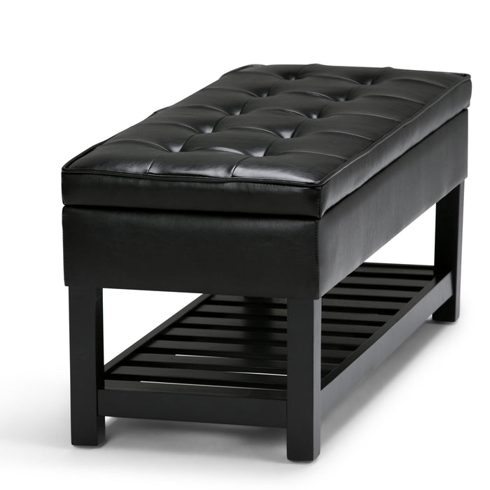 Cosmopolitan - Storage Ottoman Bench with Open Bottom