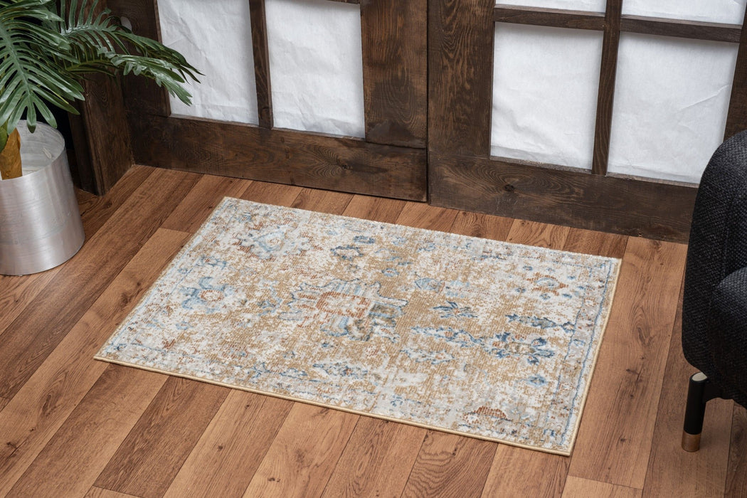 Noble - GC_GEN7008 Gold 5' x 7' Area Rug