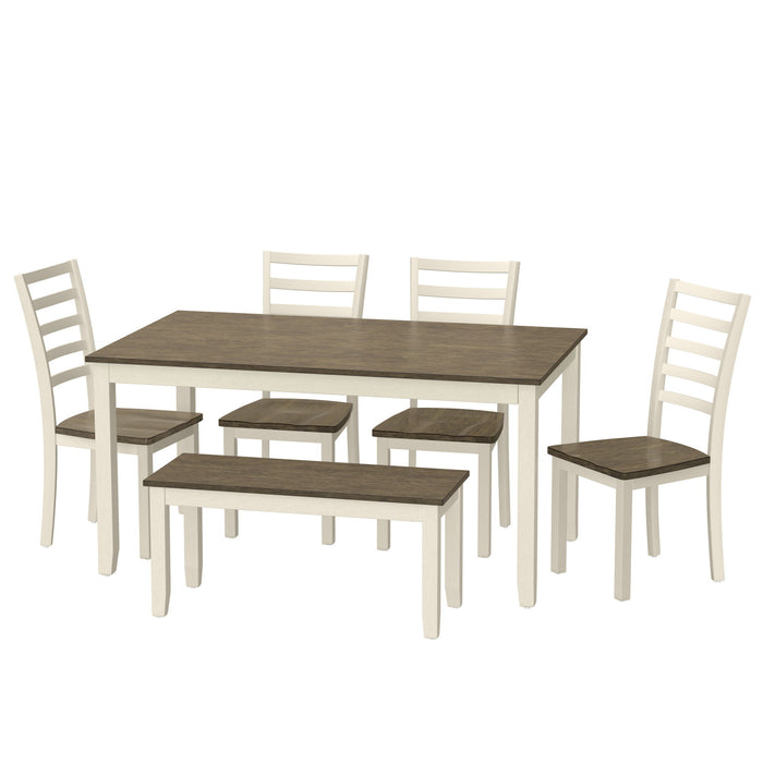 Radiant - 6 Piece Dining Table Set