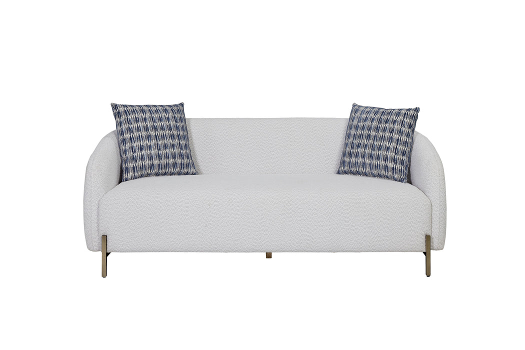 Rounded Sofa - White