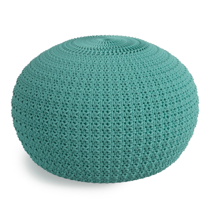 Sonata - Round Knitted Outdoor / Indoor Pouf