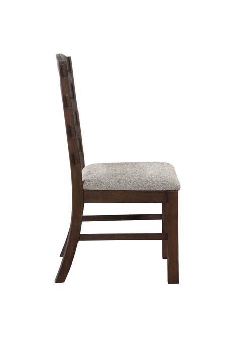 Pascaline - Rustic Side Chair (Set of 2) - Gray / Brown