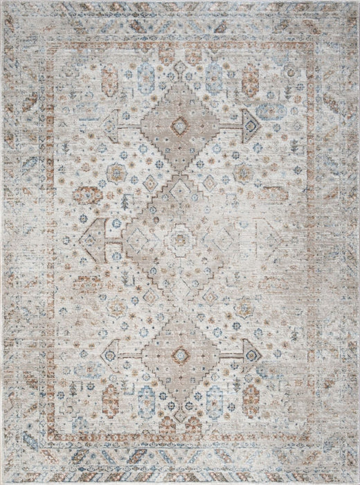 Noble - GC_GEN7002 Ivory 5' x 7' Area Rug