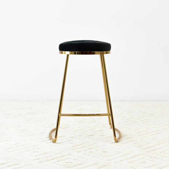 Jane - 26" Mid-Century Modern Luxury Upholstered Stool