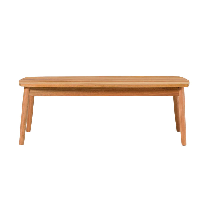 Contemporary Eucalyptus Wood Patio Coffee Table - Natural