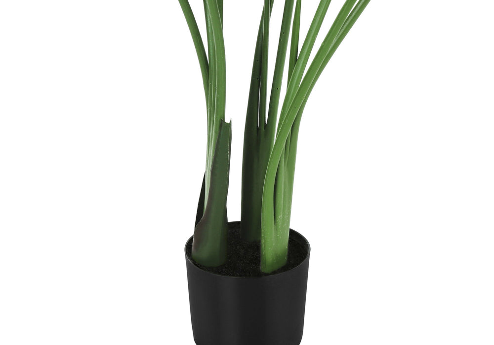 Artificial Plant, 44" Tall, Bird Of Paradise Tree, Indoor, Faux, Fake, Floor, Greenery, Potted, Decorative - Green / Black