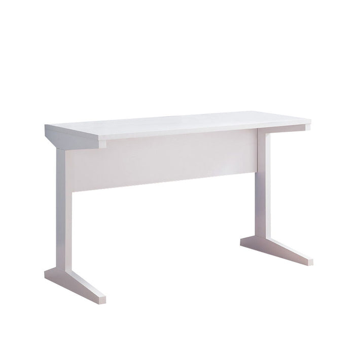 Laptop Desk With I-Shaped Sturdy Legs - White