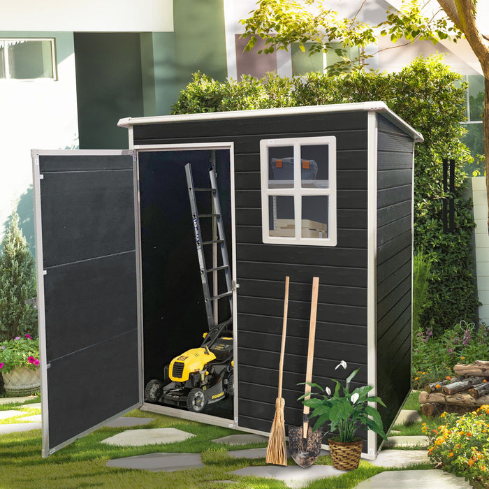 Outdoor Storage Shed Kit Perfect To Store Patio Furniture