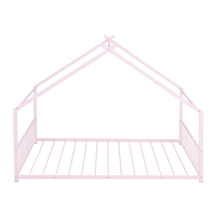 Metal House Bed