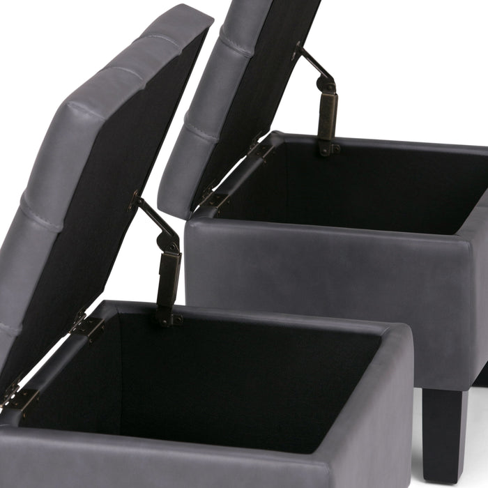 Dover - 3 Piece Storage Ottoman