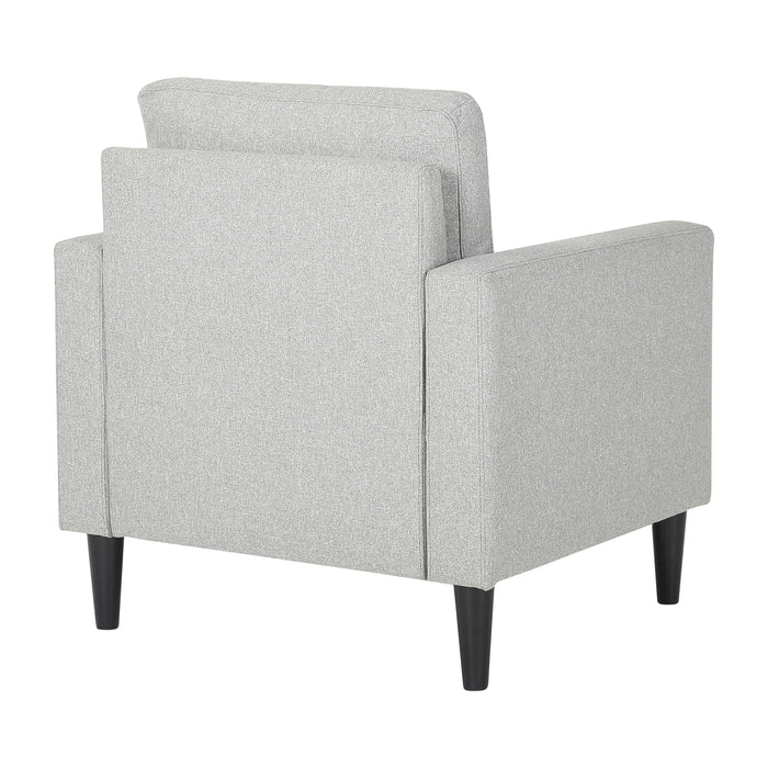 Wendy - Contemporary Arm Chair - Black / Gray