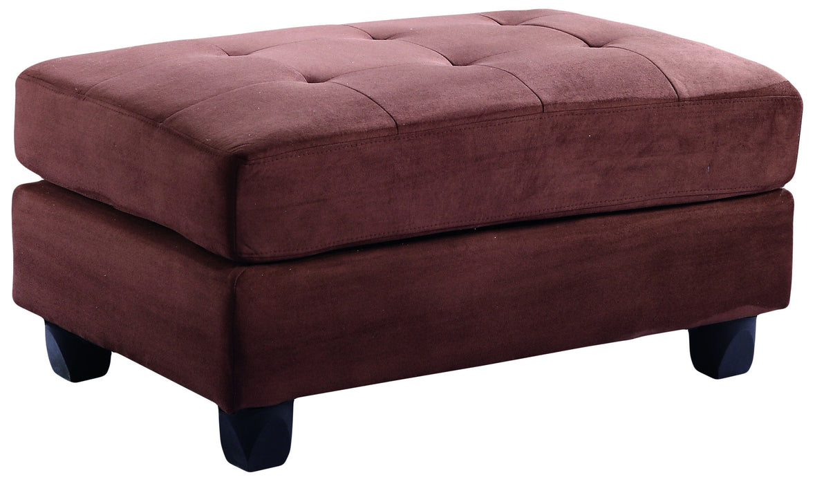 Chic Lounge Ottoman - Chocolate