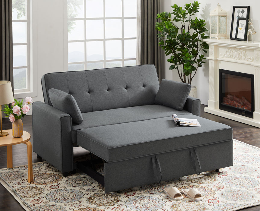 Fairborn - Upholstered Sleeper Sofa - Dark Gray