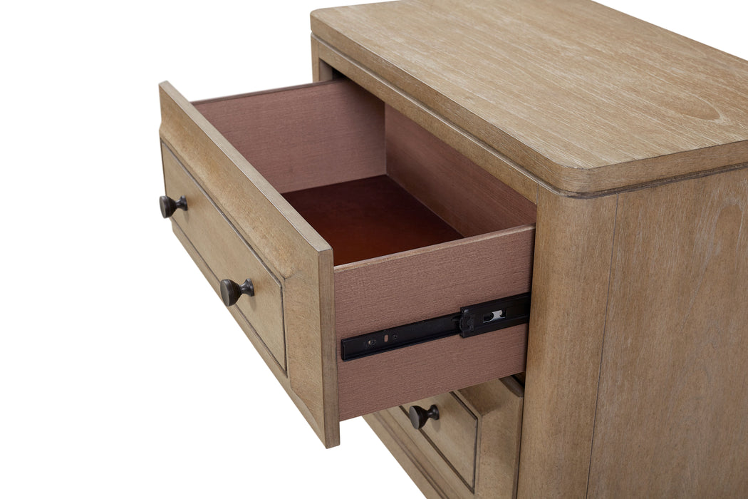 2 Drawer Nightstand - Sand