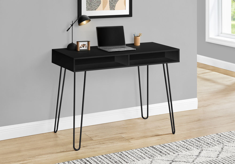 Computer Desk, Home Office, Laptop, Left And Right Set-Up, Storage Drawers, Work, Contemporary, Modern - Black