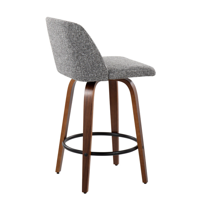 Toriano - Mid Century Modern, Counter Stool (Set of 2)