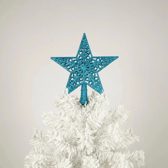 6ft PVC Christmas Tree with LED Lights - White