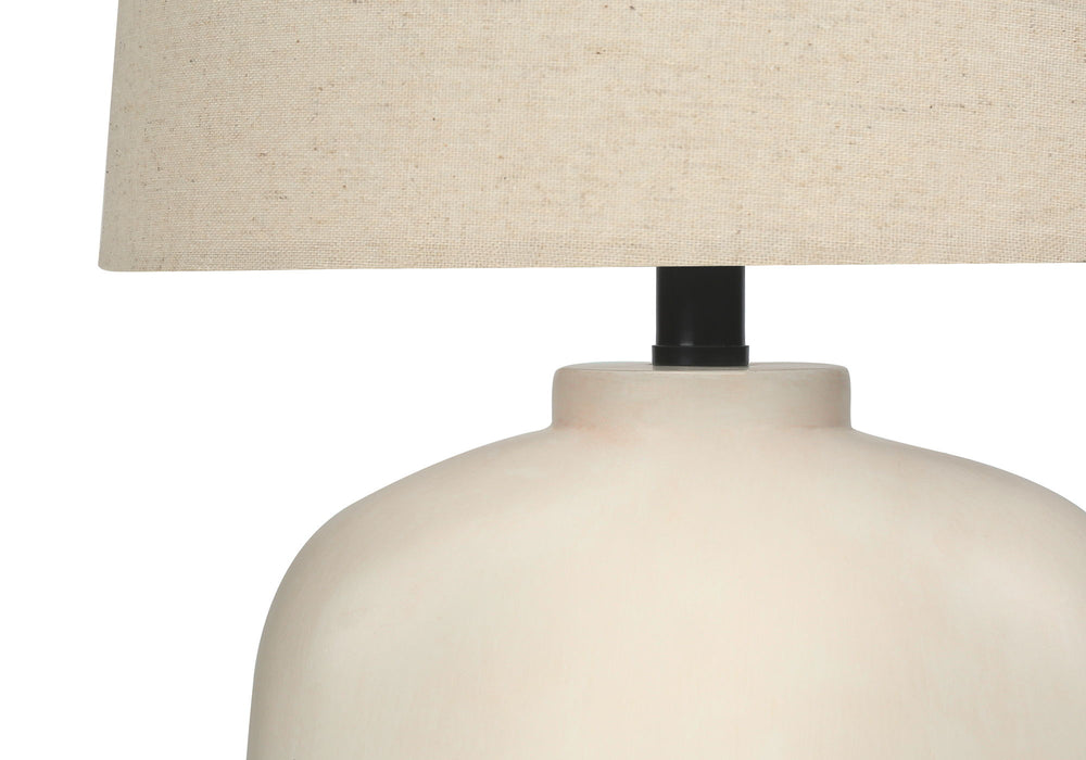 Lighting, Table Lamp, Resin, Modern - Cream