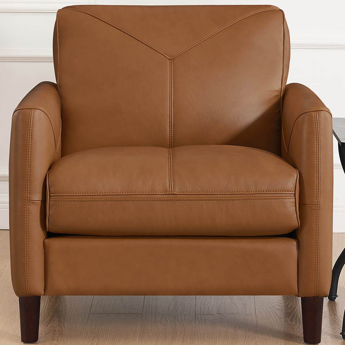 Yorkdale - Leather Chair - Cognac