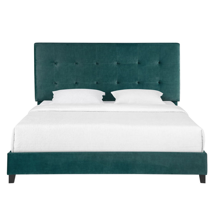 Bridgevine Home - Platform Bed - Tufted Headboard