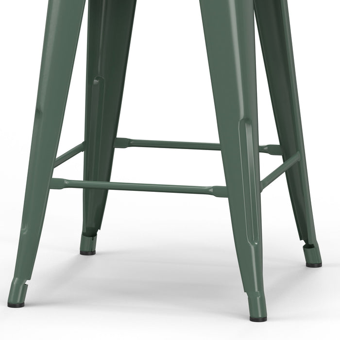 Rayne - 24" Metal Counter Height Stool (Set of 2)