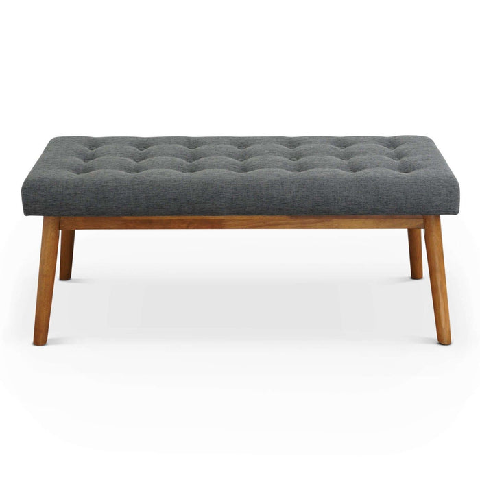 Delilah - Modern Bench - Gray