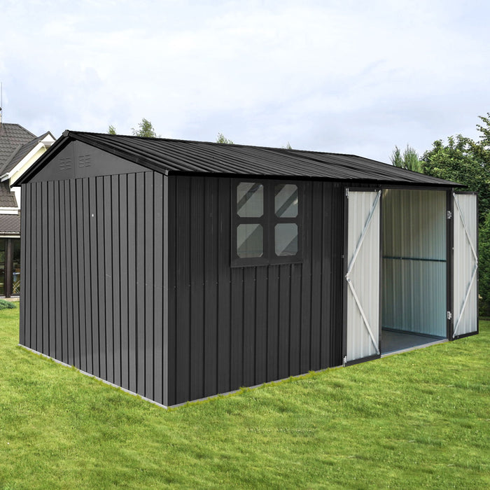 10'x12' Garden Sheds Outdoor Storage Sheds With Window