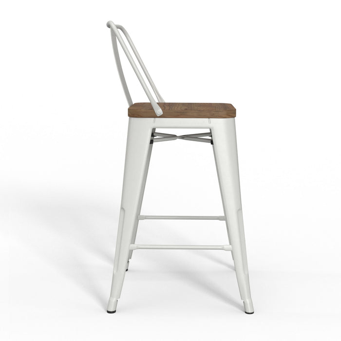 Rayne - 24" Metal / Wood Counter Height Stool