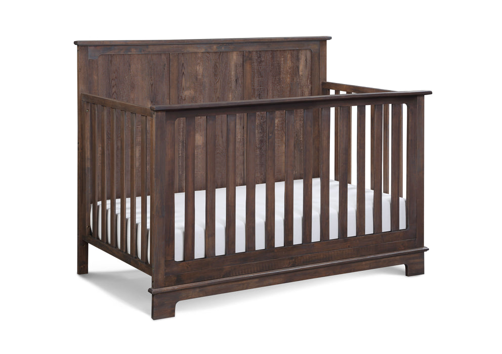 Grayson - Convertible Crib 4 In 1 - Rustic Barnwood