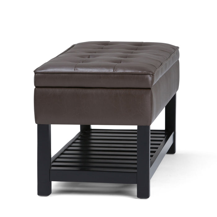 Cosmopolitan - Storage Ottoman Bench with Open Bottom