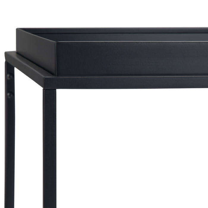 Garner - Tray Top Console Table - Black