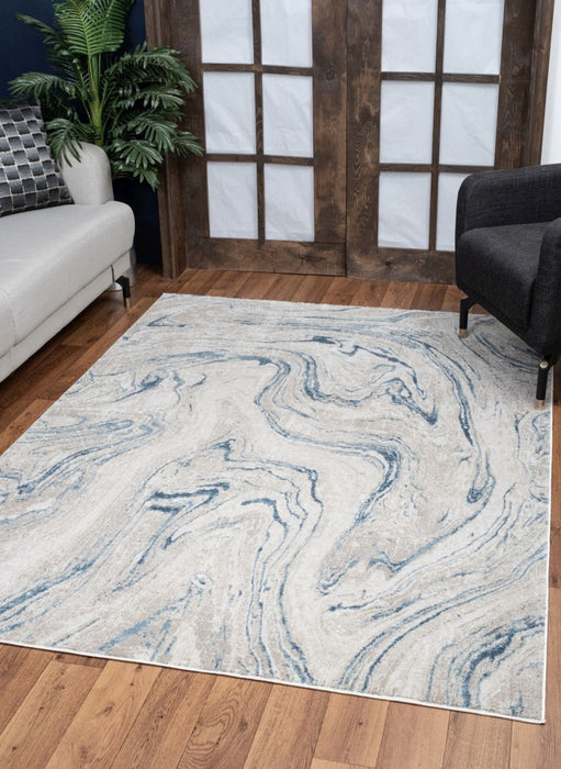 Elegance - GC_CNC6010 Ivory 5' x 7' Area Rug