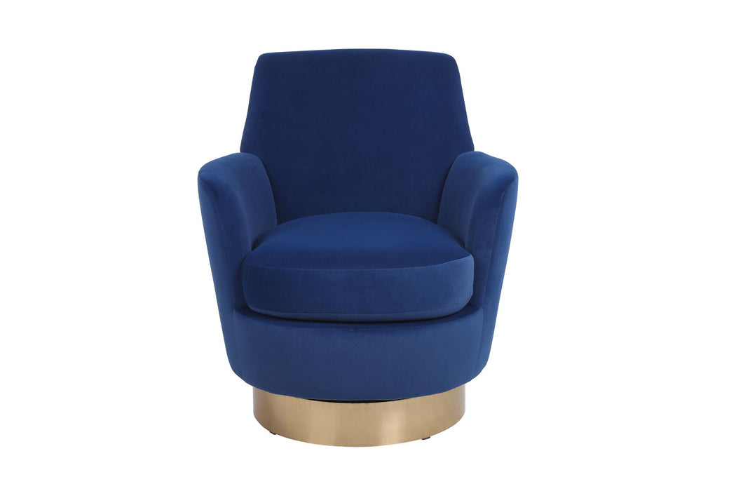 Swivel Barrel Chair, Swivel Accent Chairs Armchair For Living Room, Reading Chairs For Bedroom Comfy, Round Barrel Chairs With Gold Stainless Steel Base