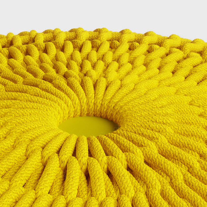 Sonata - Round Knitted Outdoor / Indoor Pouf