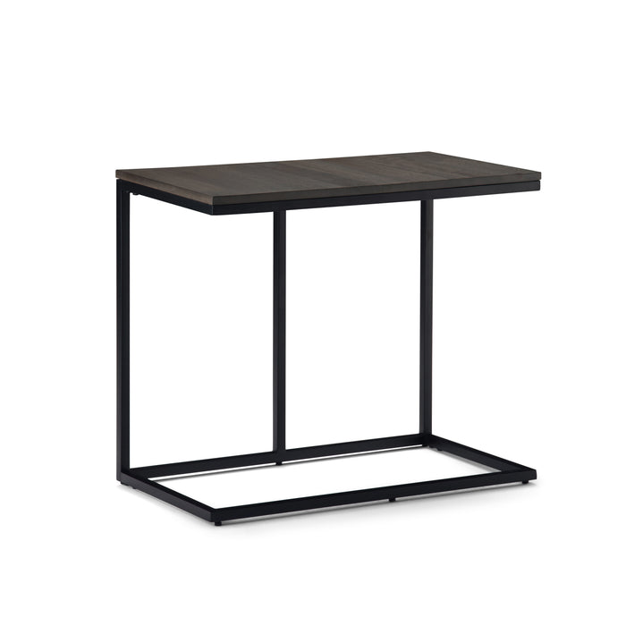 Ward - Wide C Side Table - Warm Grey