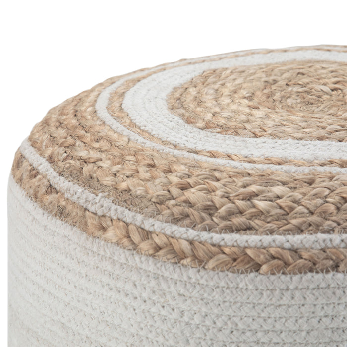 Serena - Round Braided Pouf