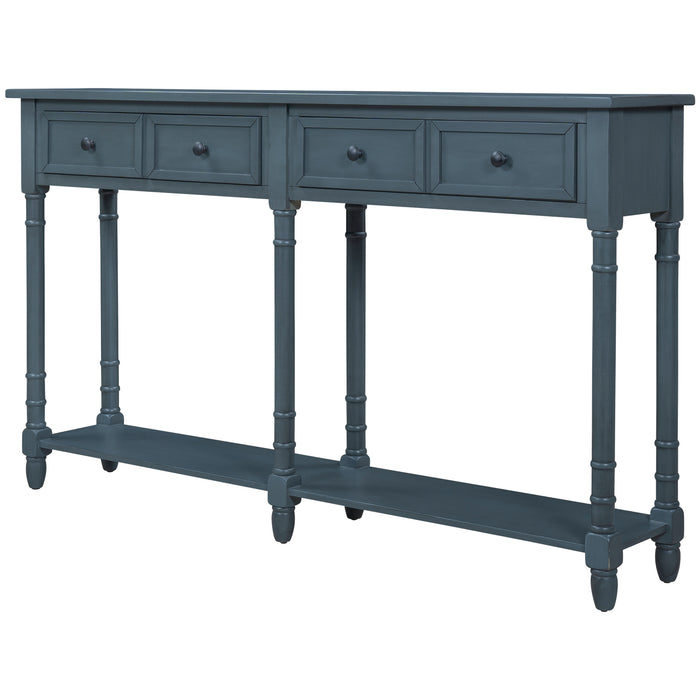 Console Table - (Antique Navy)