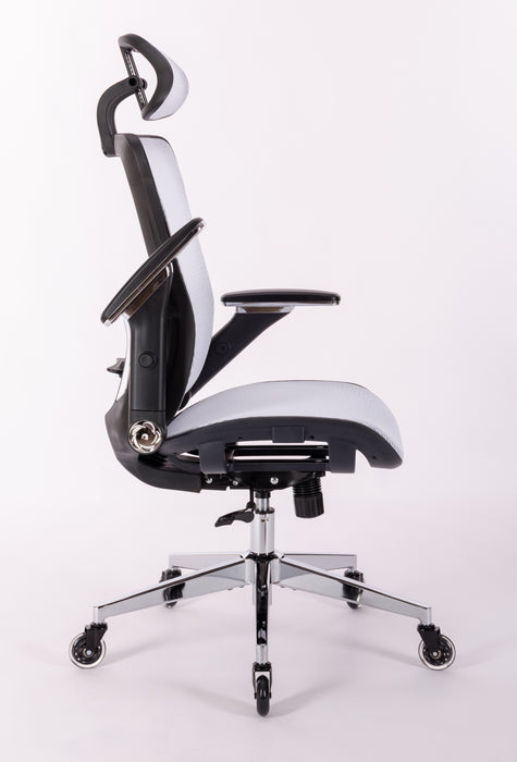 Ergonomic Mesh Office Chair - (WHITE MESH)