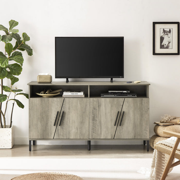 Farmhouse style TV Stand (Grey)