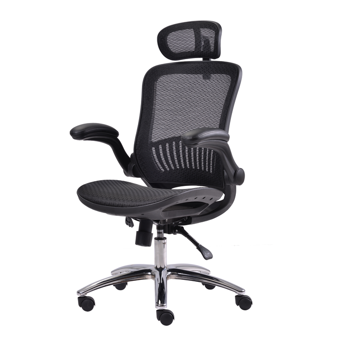 Office Chair - Ergonomic Mesh Chair  (Black)