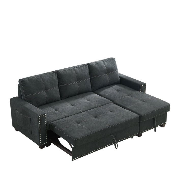 Reversible Sleeper Sectionalwith Storage Chaise