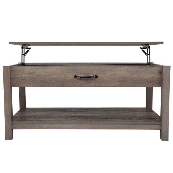 Modern Lifting coffee table for Living Room - Gray