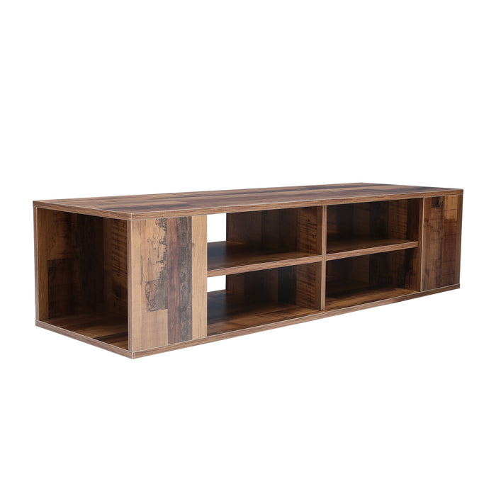 Floating TV Stand - Brown