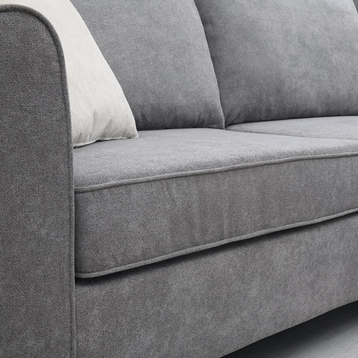 Modern  L Shape Sectional - Grey