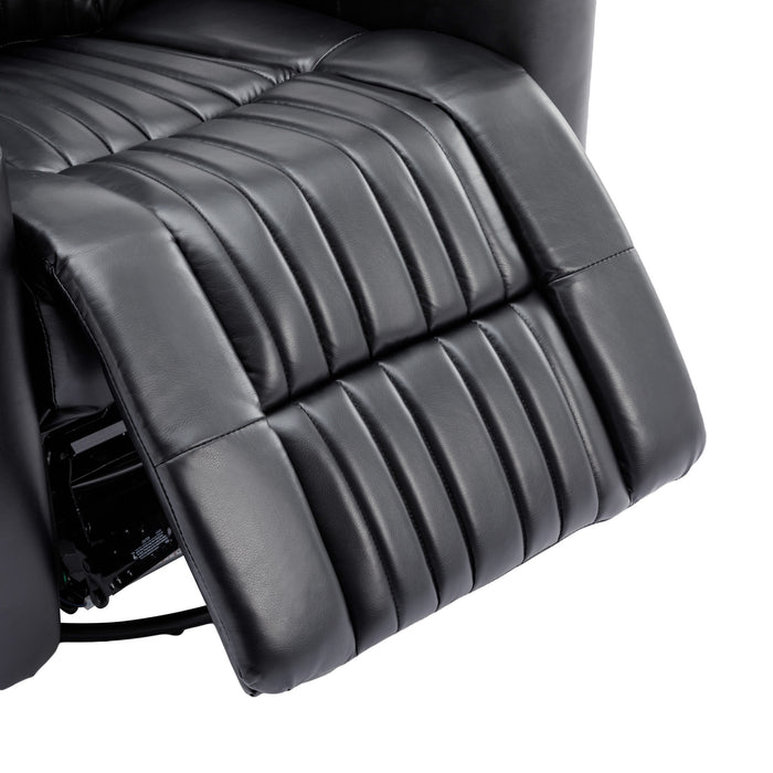 270° Power Swivel Rocker Recliner,Black